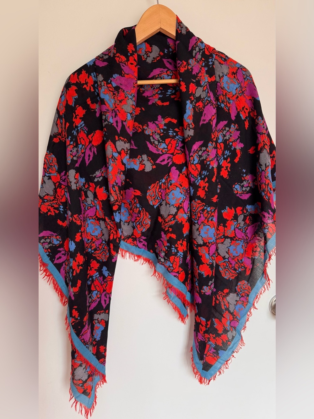 Authentic Givenchy silk /cashmere Shawl